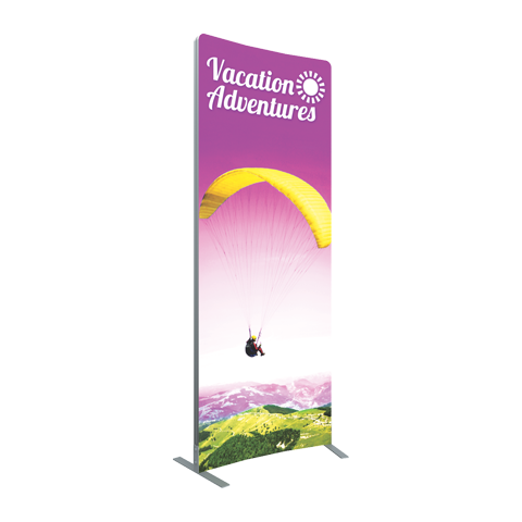 Vector Frame Curved Banner 01