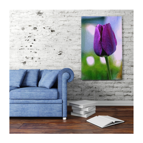 Floating Leaf Canvas Print