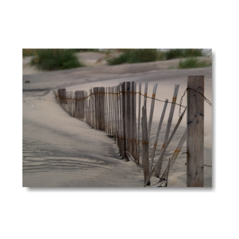 Fading Fence Canvas Print