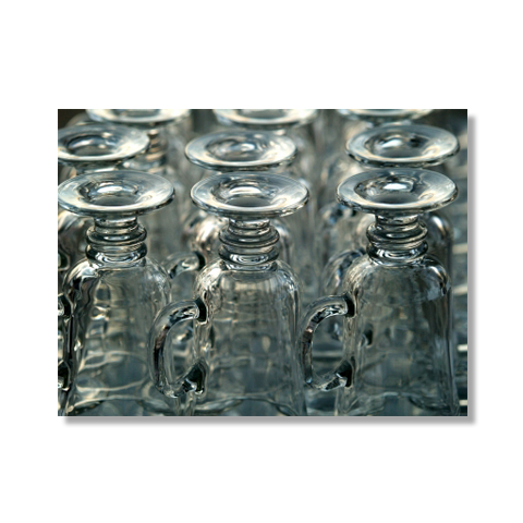 Glass Reflections Canvas Print