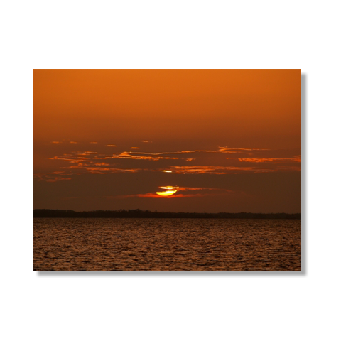 Incredible Sunset Canvas Print